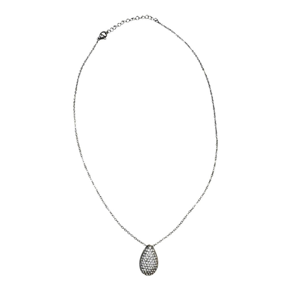 Collana CIONDOLO GOCCIA PAVÉ