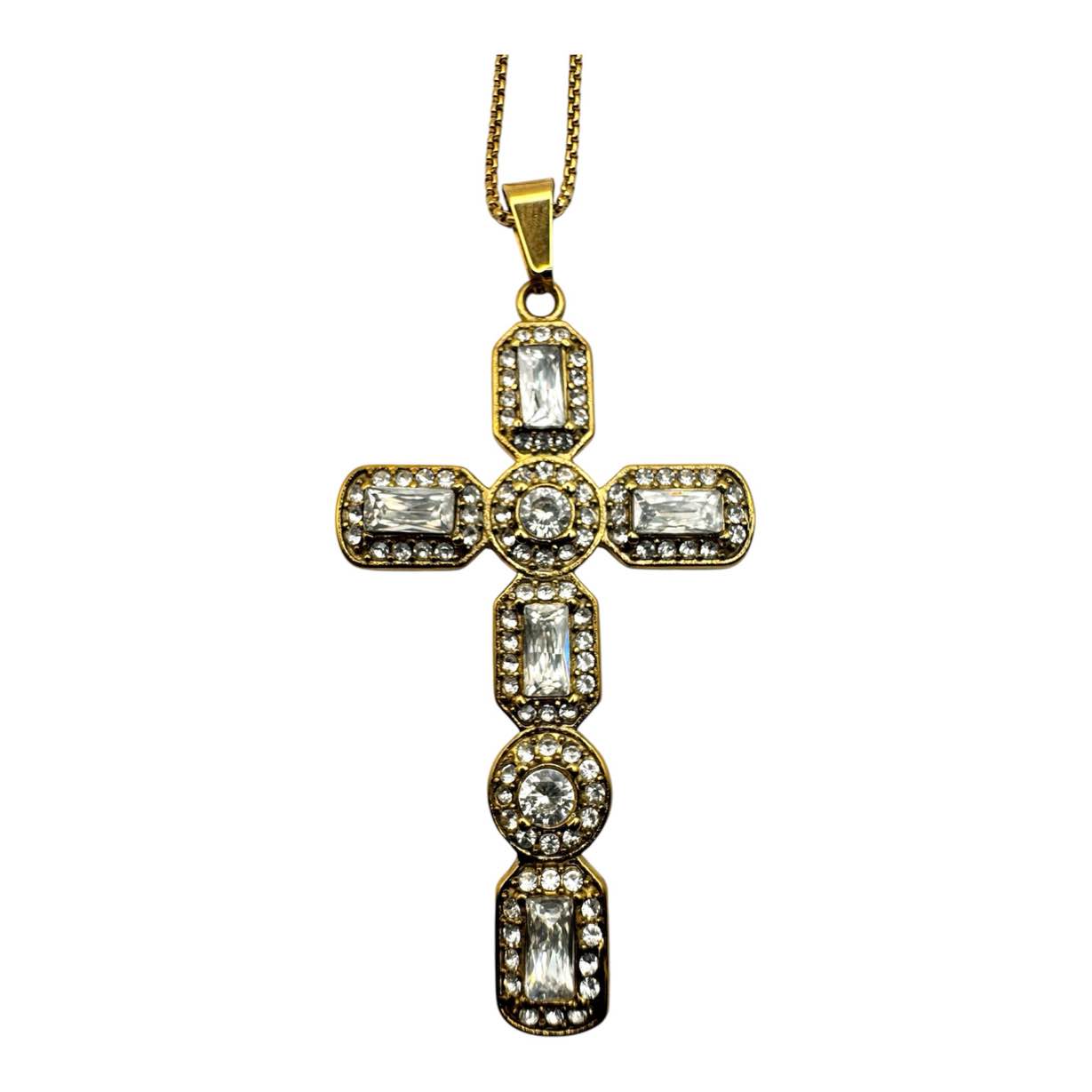 Collana CROCE PIATTA
