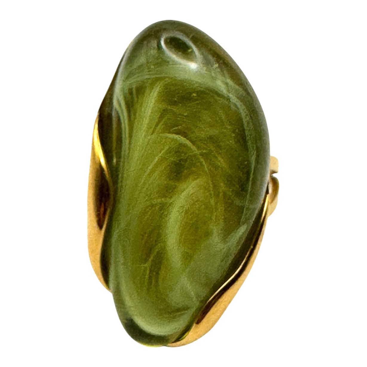 Anello PIETRA OVALE VERDE
