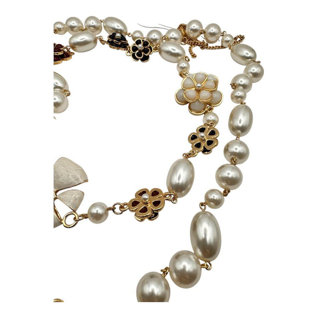 Collana LUNGA PERLE FIOCCO