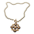 Collana PERLE ROSONE BORDEAUX