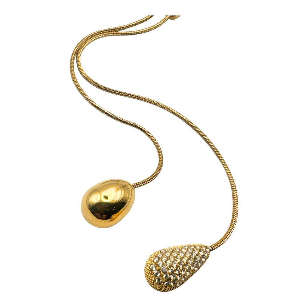 Collana LACCIO GOCCIA PAVÉ