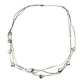 Collana MULTIFILO CON CUORICINI