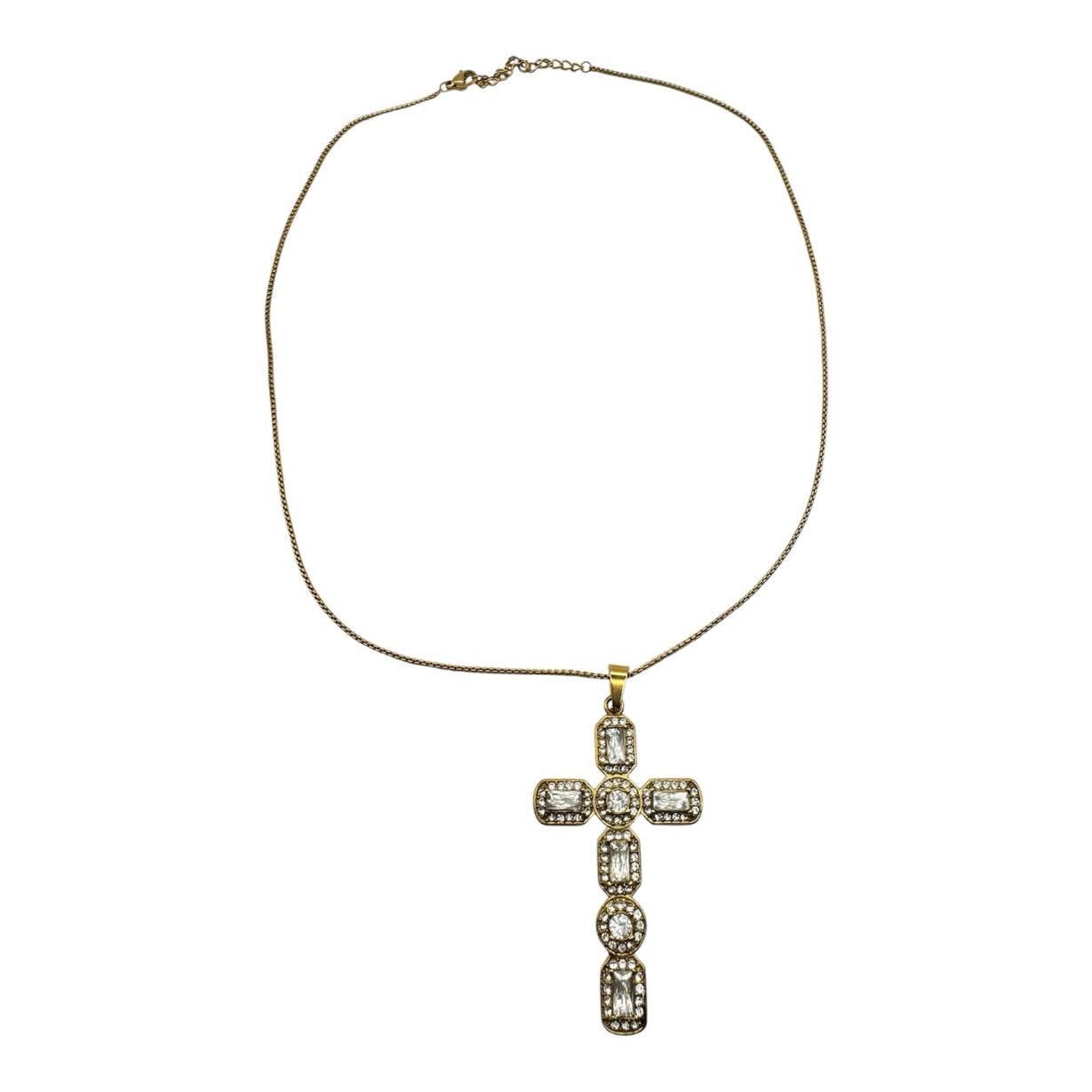 Collana CROCE PIATTA
