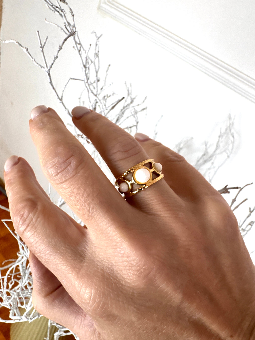 Anello CORONCINA BIANCA