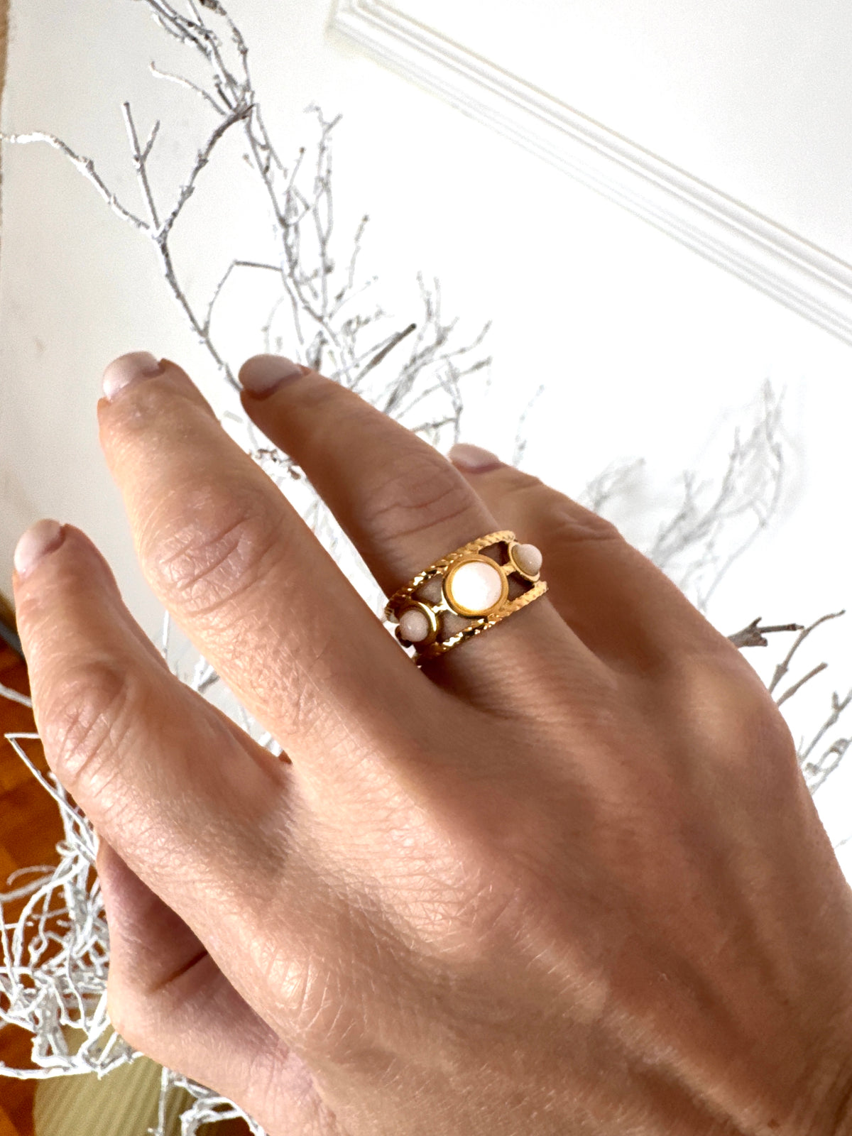 Anello CORONCINA BIANCA