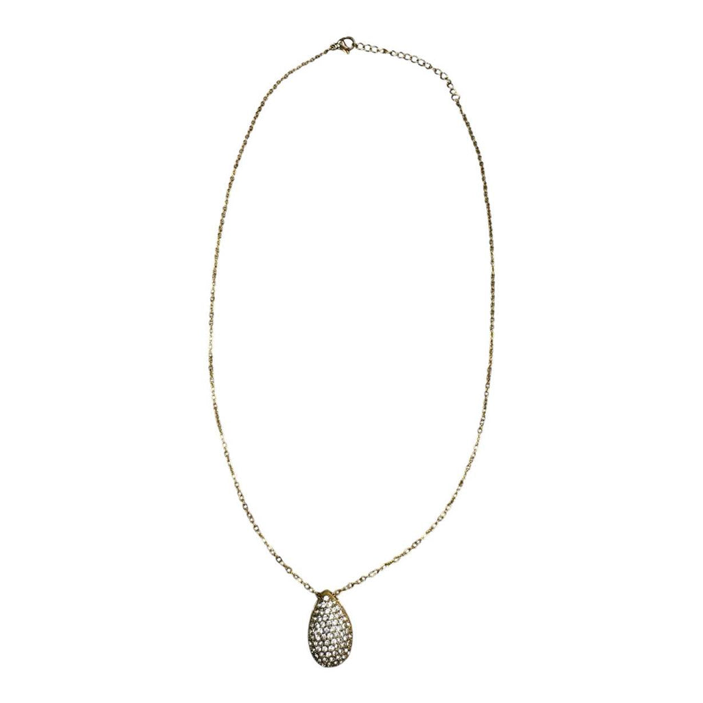 Collana CIONDOLO GOCCIA PAVÉ