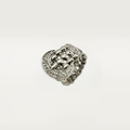 Anello FASCIA FIBIA silver