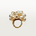 Anello PAVÈ PERLE elastico