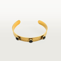 Bracciale RIGIDO MARTELLATO NERO