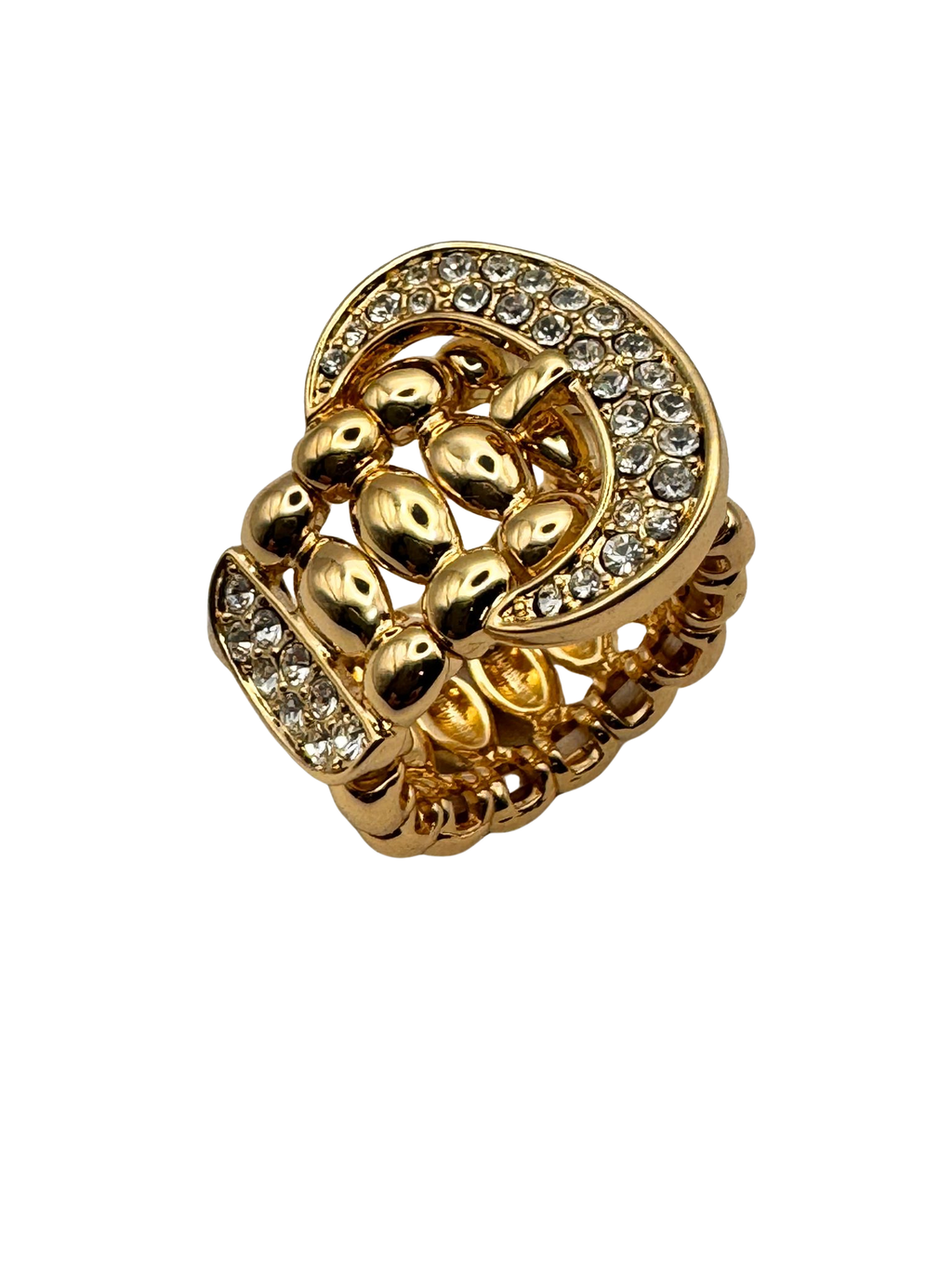 Anello FASCIA FIBIA gold