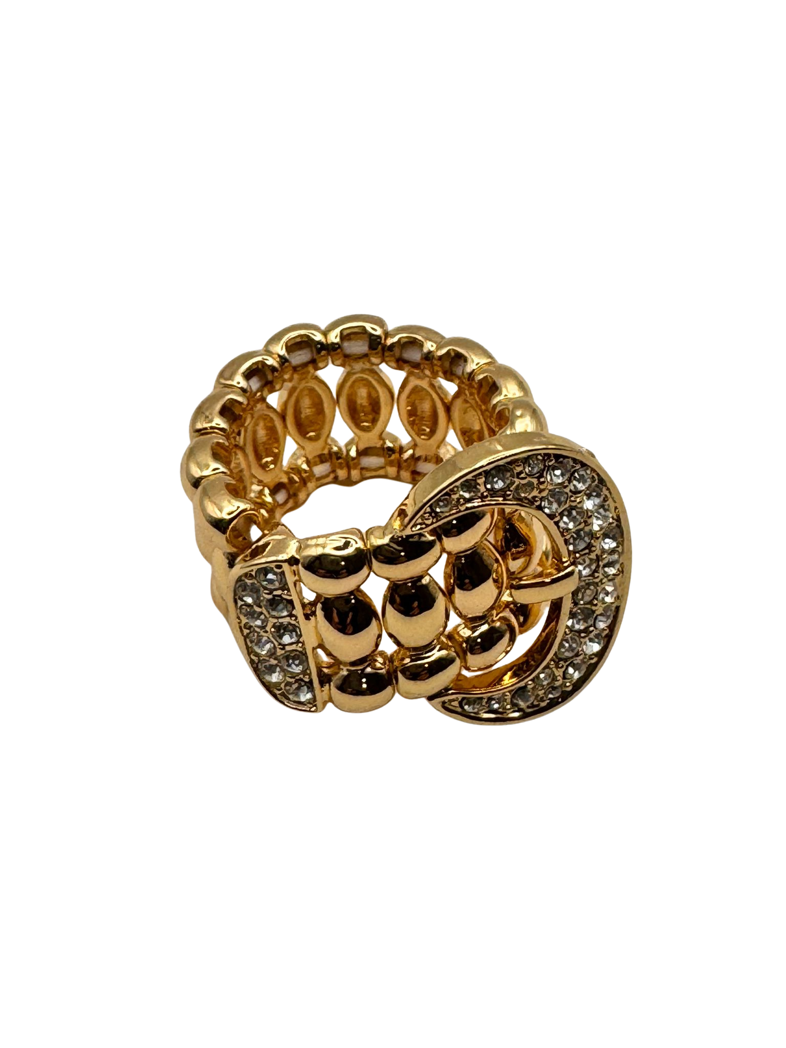 Anello FASCIA FIBIA gold