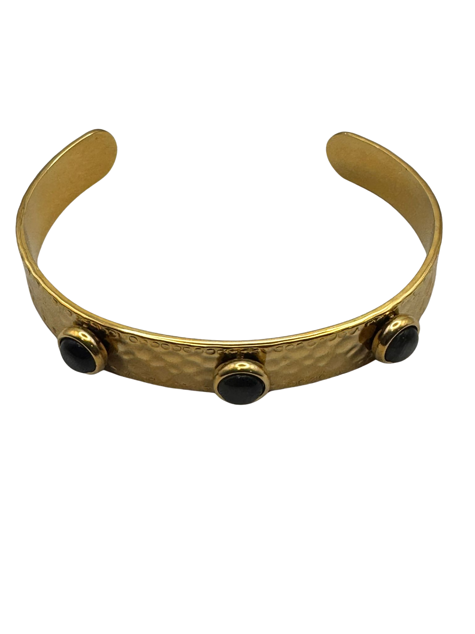 Bracciale RIGIDO MARTELLATO NERO