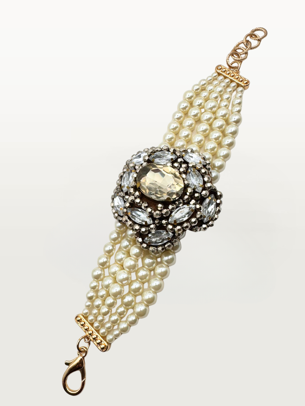 Bracciale PERLE CON CAMELIA