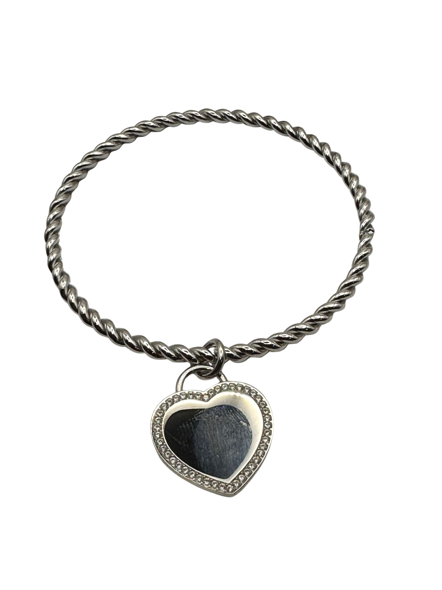 Bracciale RIGIDO CIONDOLO CUORE